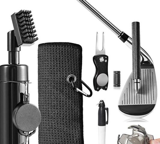 Golf club cleaning brush